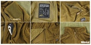 Zbliżenie na detale bluzy Alpha Tactical Helikon Polar Alpha Tactical Helikon - detale