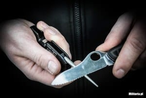 Diamentowy pręt możemy wykorzystać do ostrzy ząbkowanych Lansky blade Medic diamentowy pręt