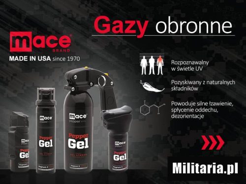 Dostawa gazów obronnych Mace Dostawa gazów obronnych Mace