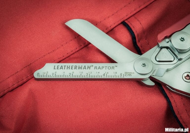 Medyczny multitool Leatherman Raptor - zbliżenie Medyczny multitool Leatherman Raptor - zbliżenie