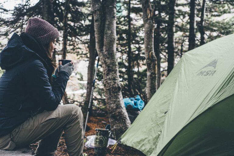 Na campingu namiot