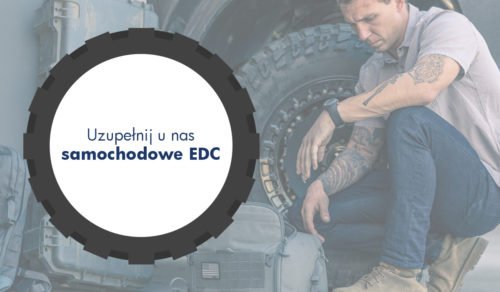 infografika samochodowe EDC - co zapakować do samochodu