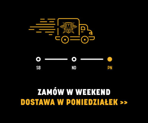 wysyłka w weekendy - odbierz przesyłkę już w poniedziałek